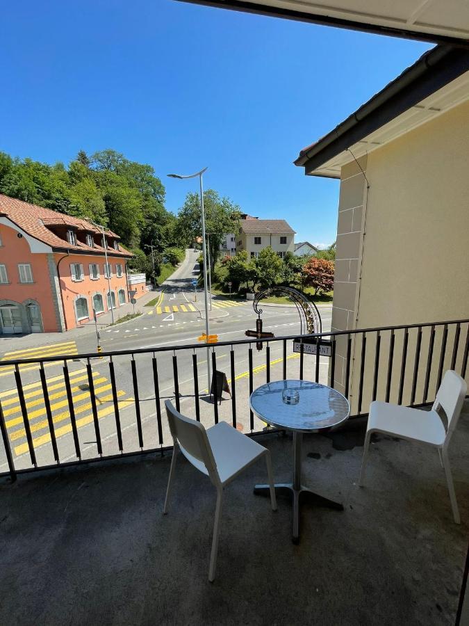 Hotel La Belle-Croix Romont Exterior foto